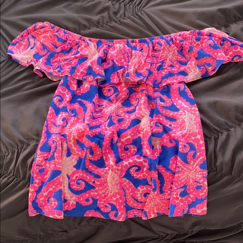 Lily Pulitzer Off the Shoulder Shirt